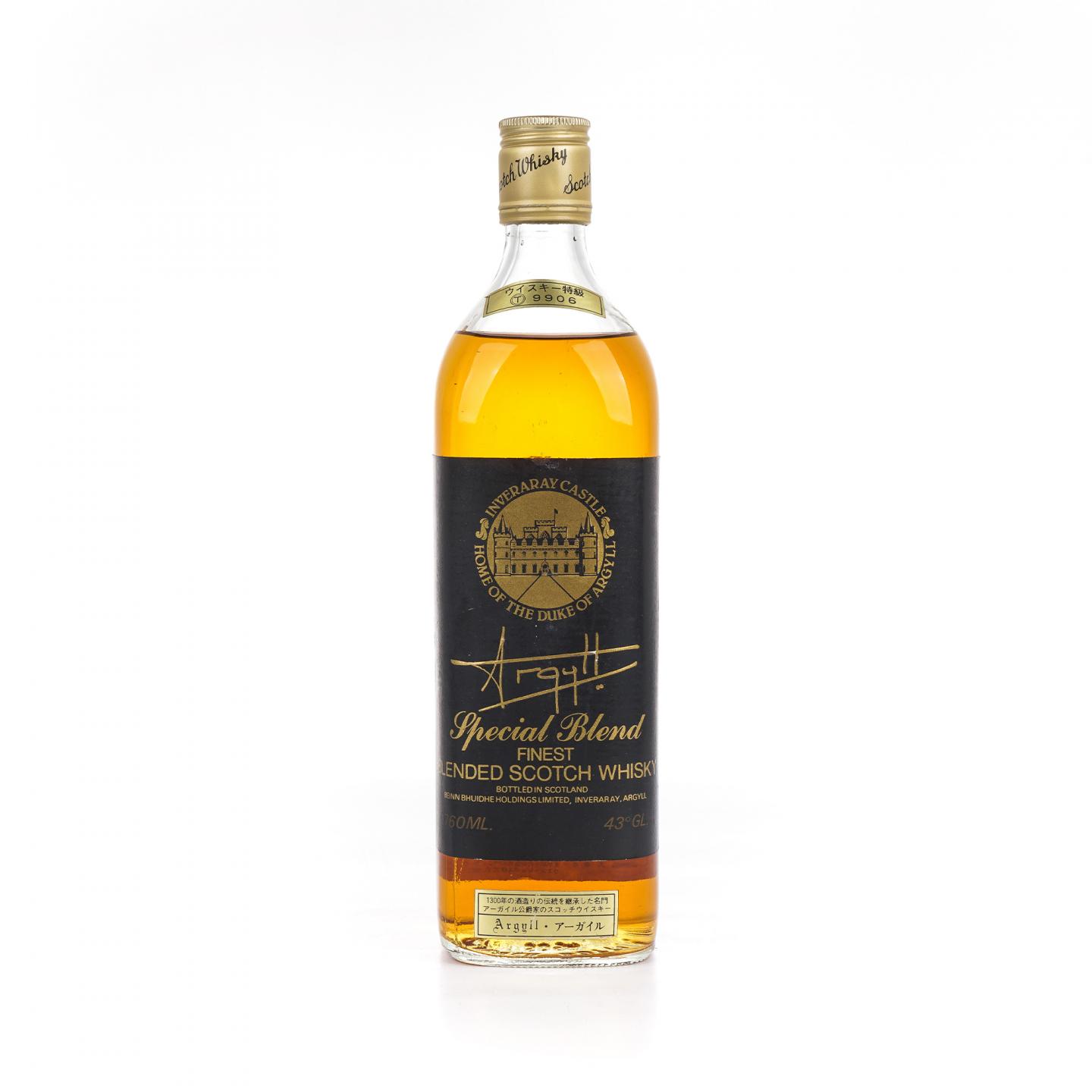 Inveraray Castle Argyll Special Blend 调和苏格兰威士忌 760ml