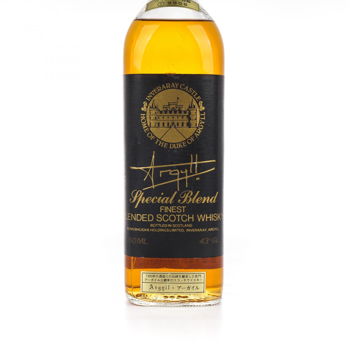 Inveraray Castle Argyll Special Blend 调和苏格兰威士忌 760ml