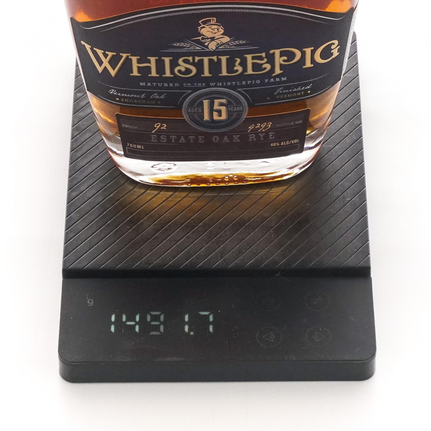 WhistlePig 口哨猪 15年 2021 黑麦威士忌