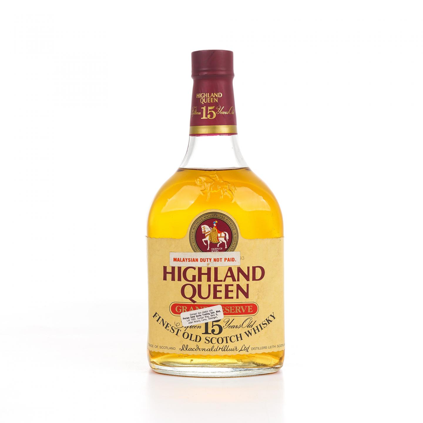Highland Queen 高地女王 15年 Grand Reserve 750ml