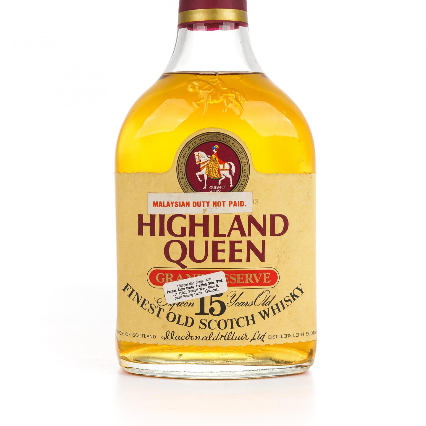 Highland Queen 高地女王 15年 Grand Reserve 750ml