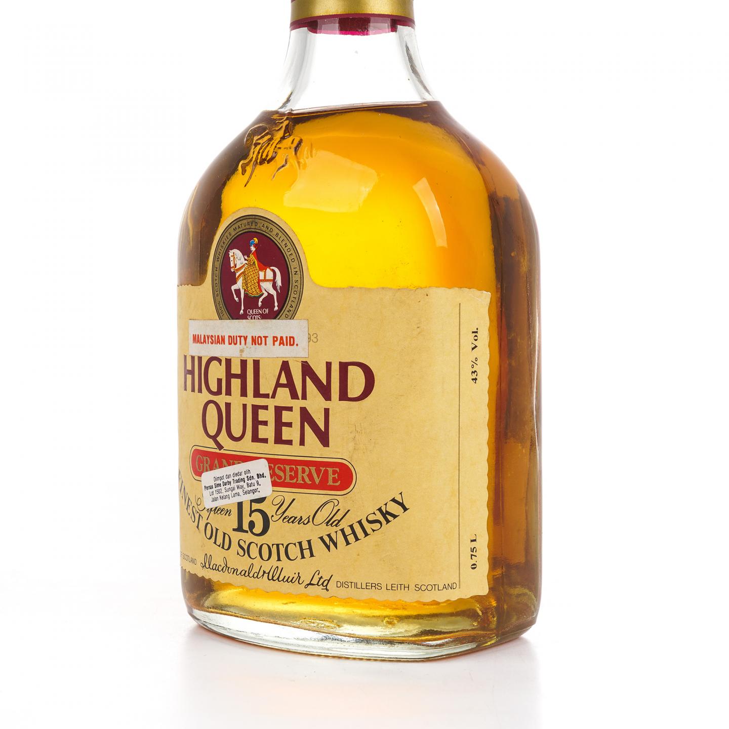 Highland Queen 高地女王 15年 Grand Reserve 750ml