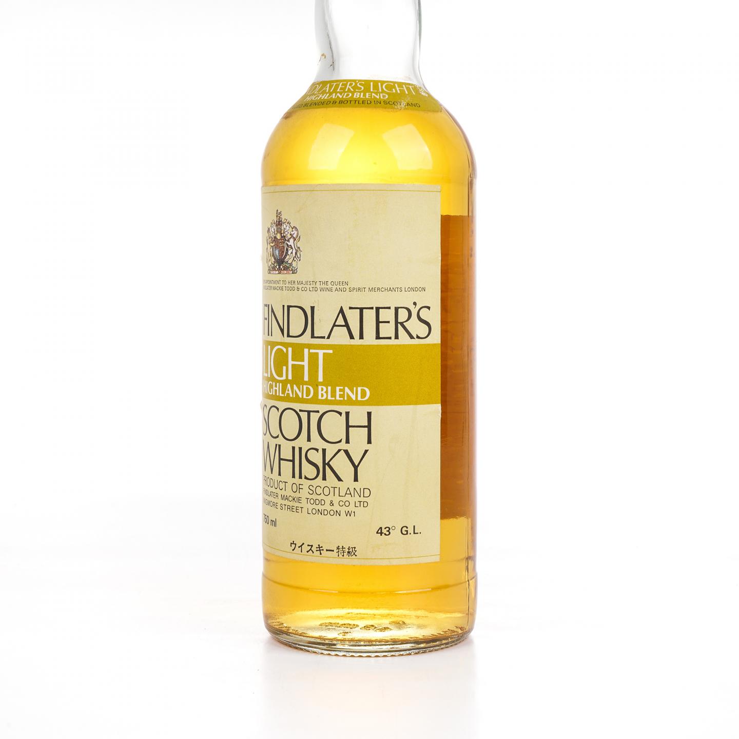 Findlater's Light Highland Blend 苏格兰调和威士忌 750ml