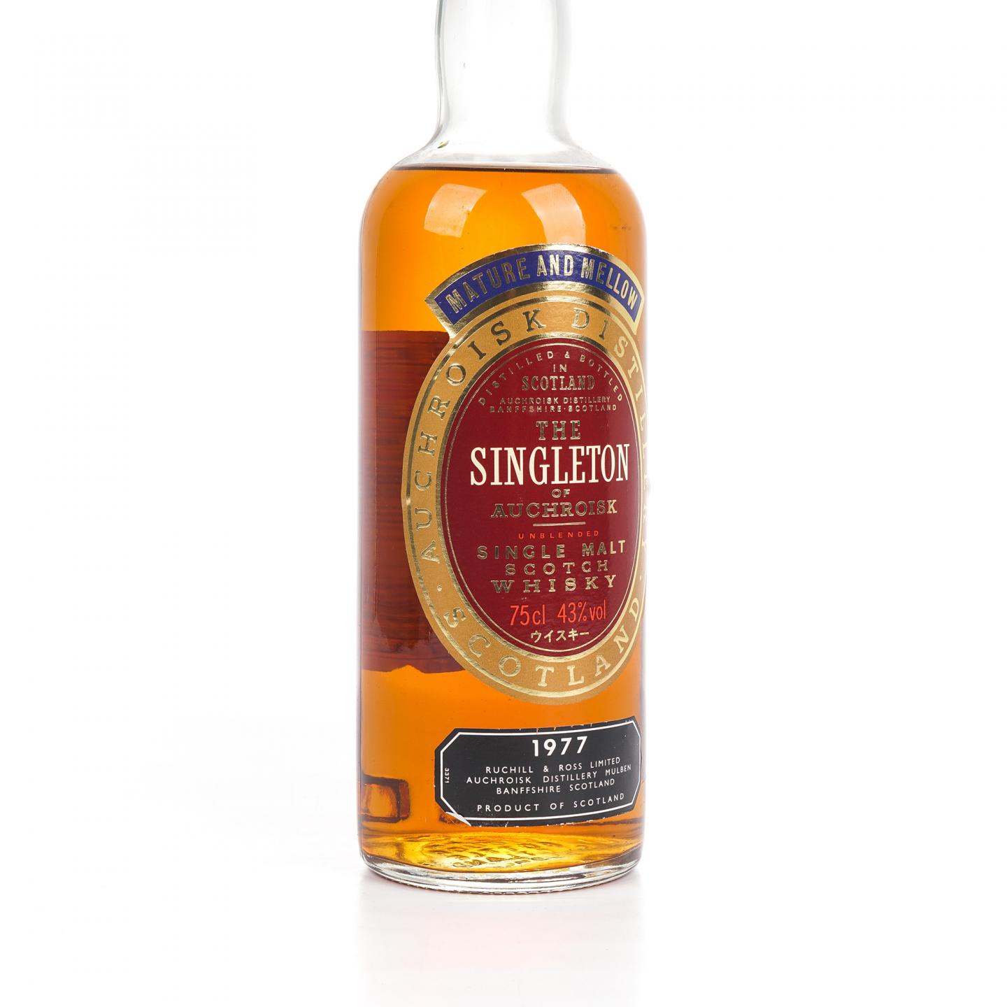 Auchroisk 奥克罗斯克 1977-1990 Singleton 750ml