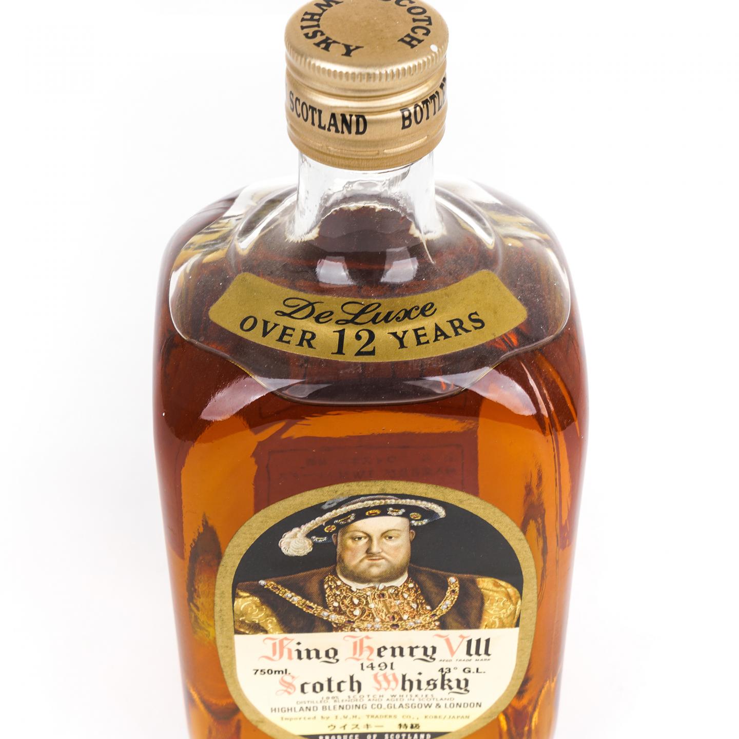 King Henry VIII 12年 苏格兰调和威士忌 日本市场 750ml