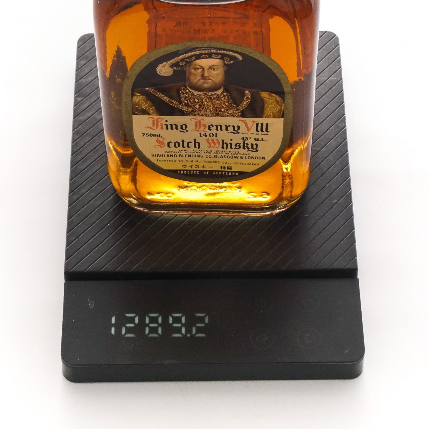 King Henry VIII 12年 苏格兰调和威士忌 日本市场 750ml