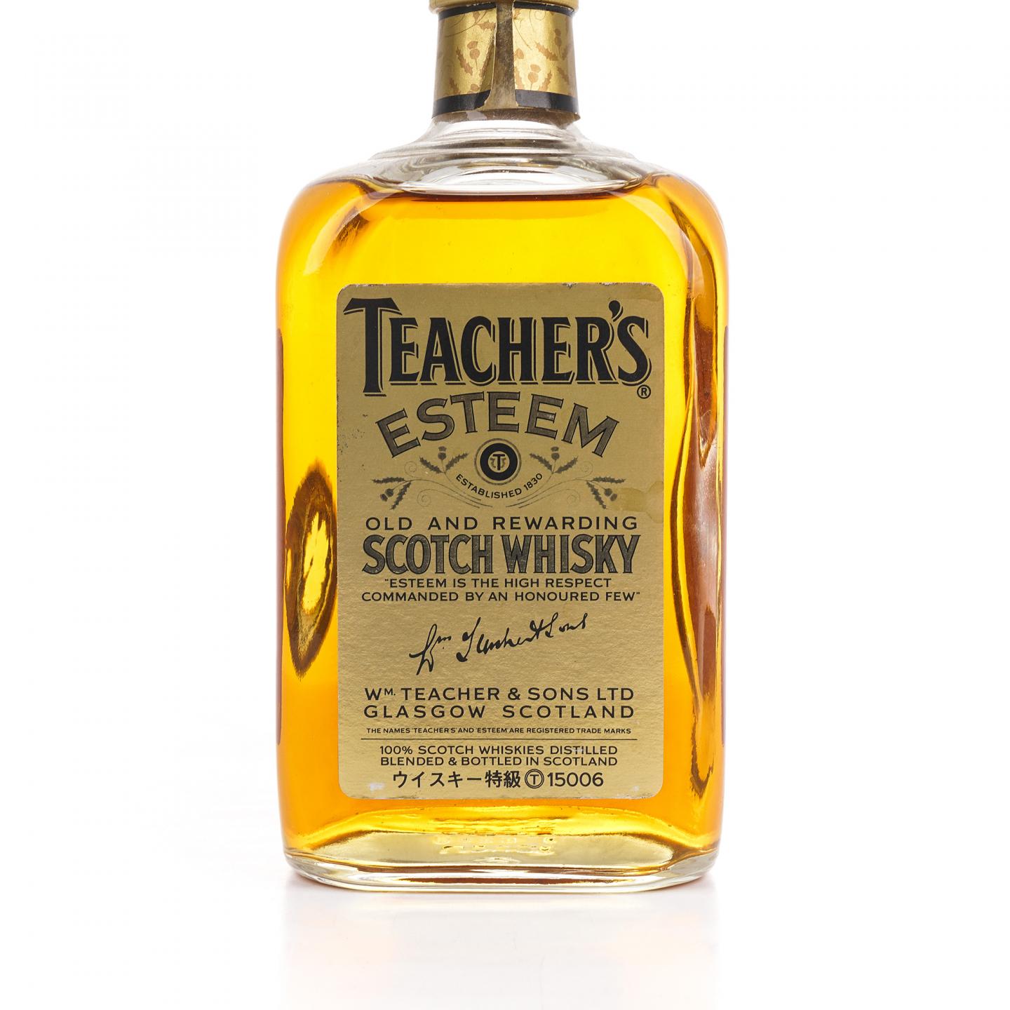 Teacher's Esteem 苏格兰调和威士忌 日本市场 750ml