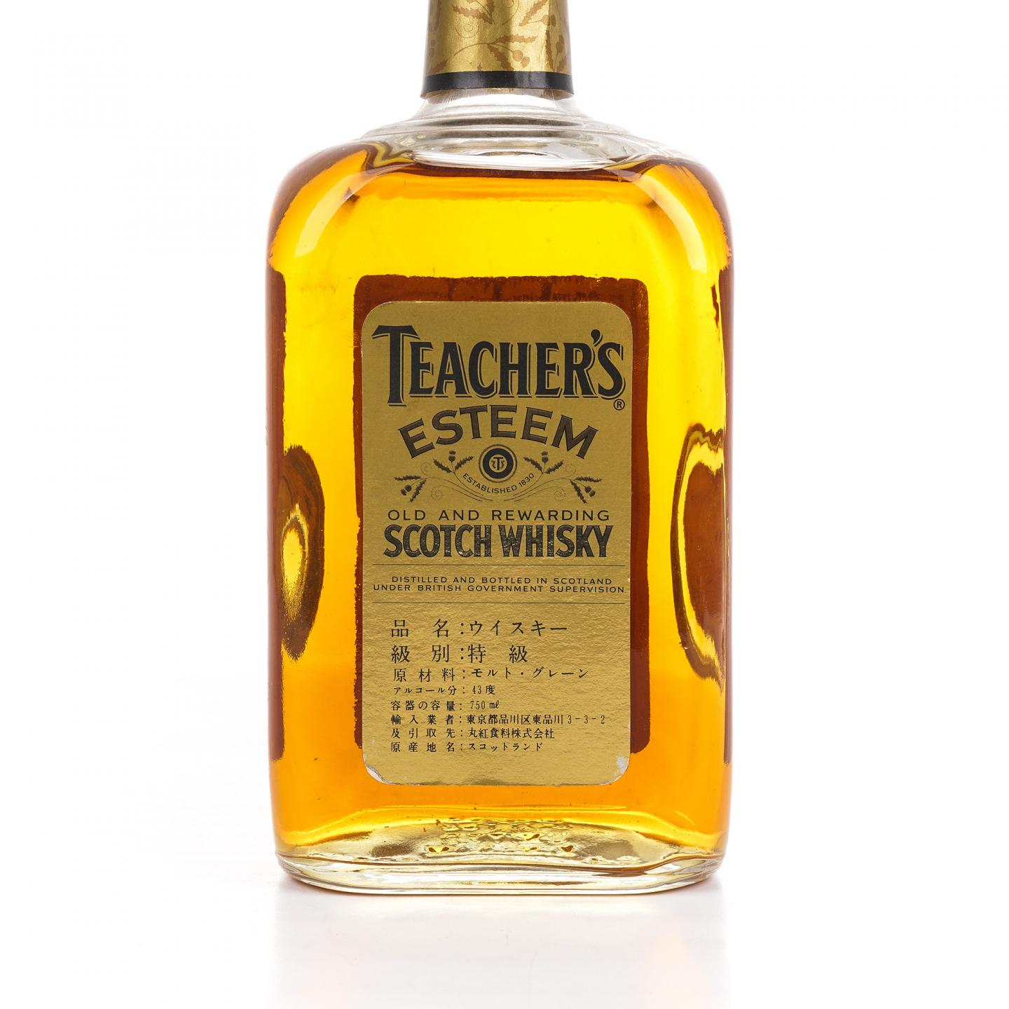 Teacher's Esteem 苏格兰调和威士忌 日本市场 750ml