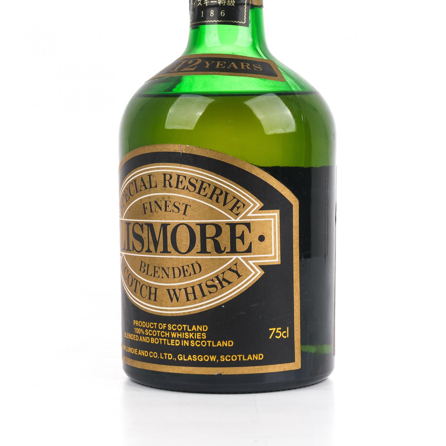Lismore 12年 苏格兰调和 日本市场 750ml
