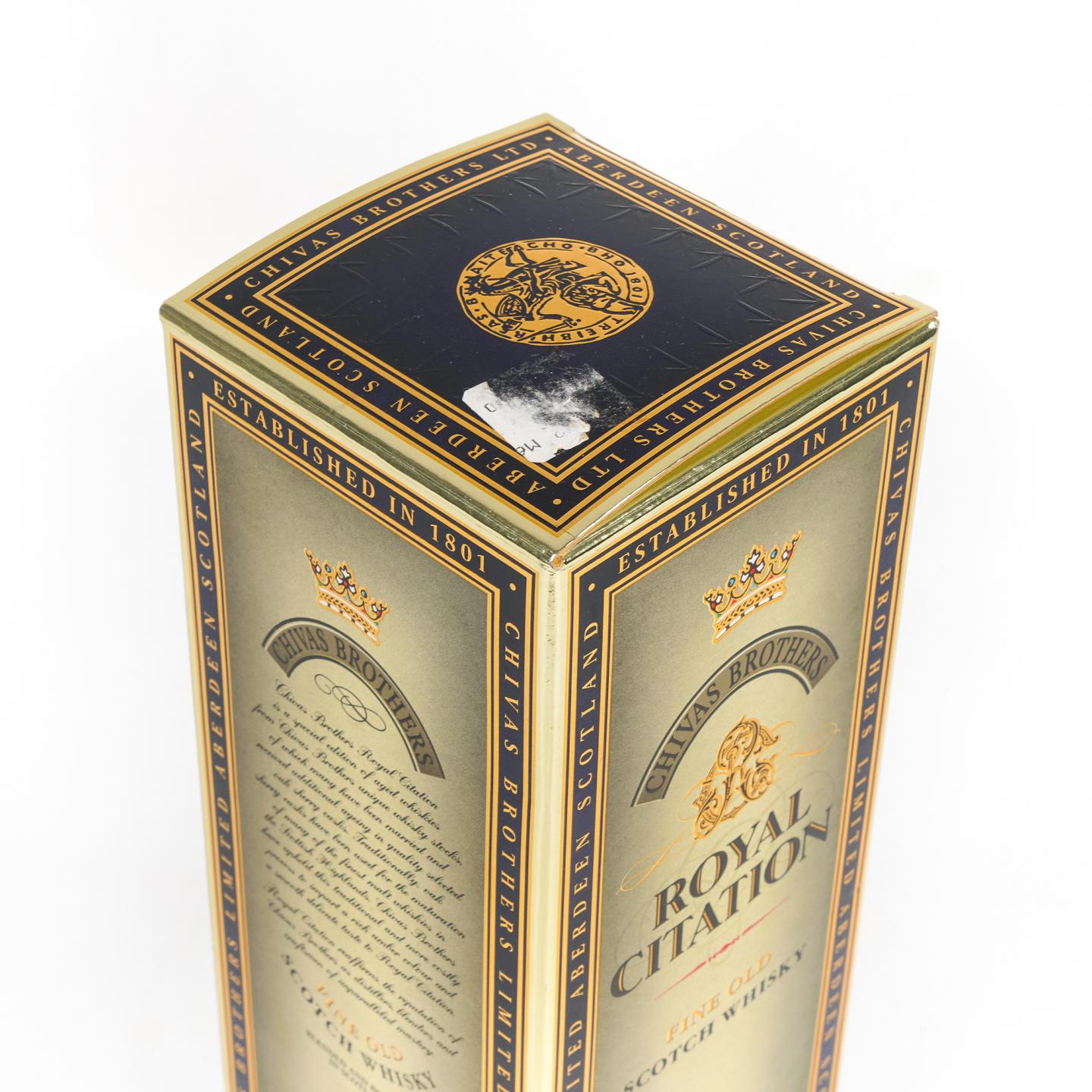 Royal Citation Fine Old 调和 Chivas Brothers出品 750ml