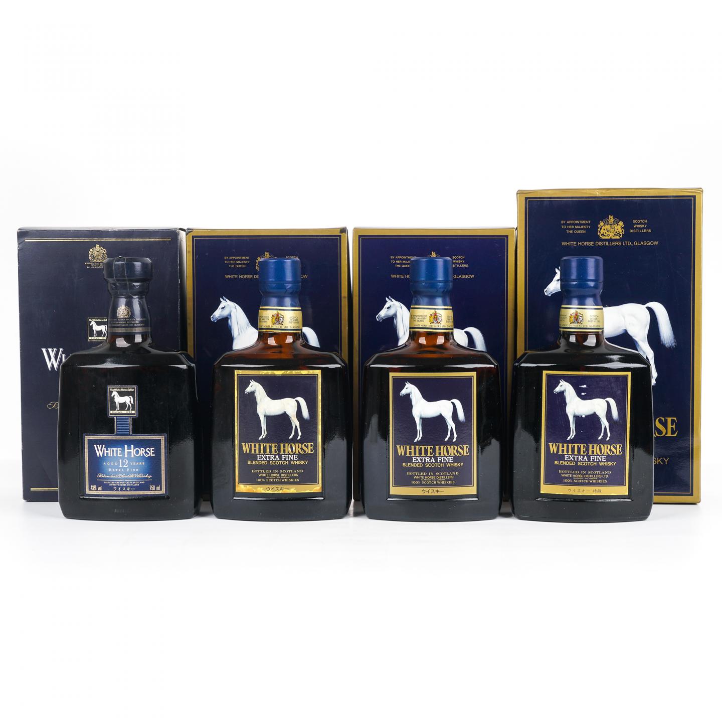 White Horse 白马 12年/Extra Fine 750ml*4