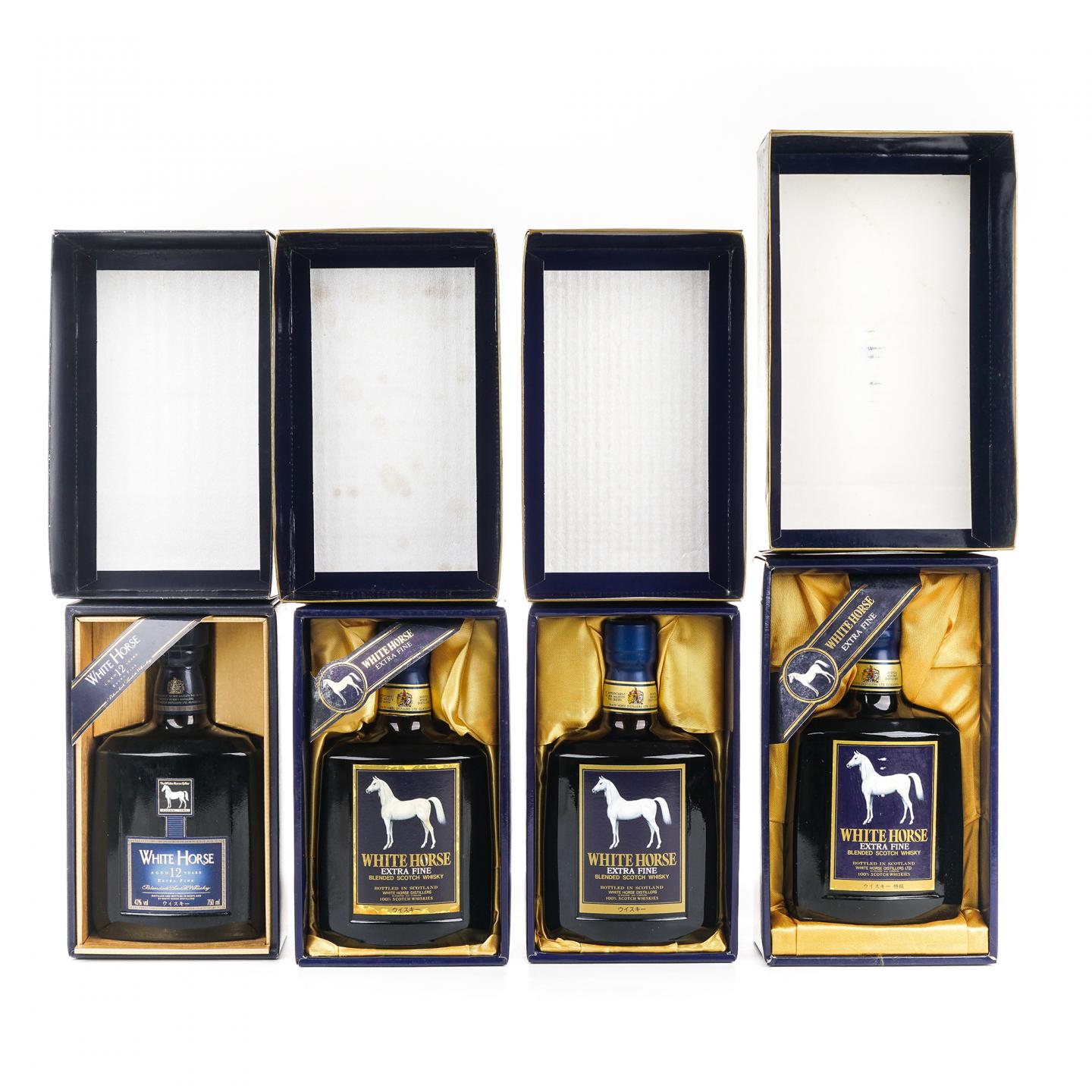 White Horse 白马 12年/Extra Fine 750ml*4