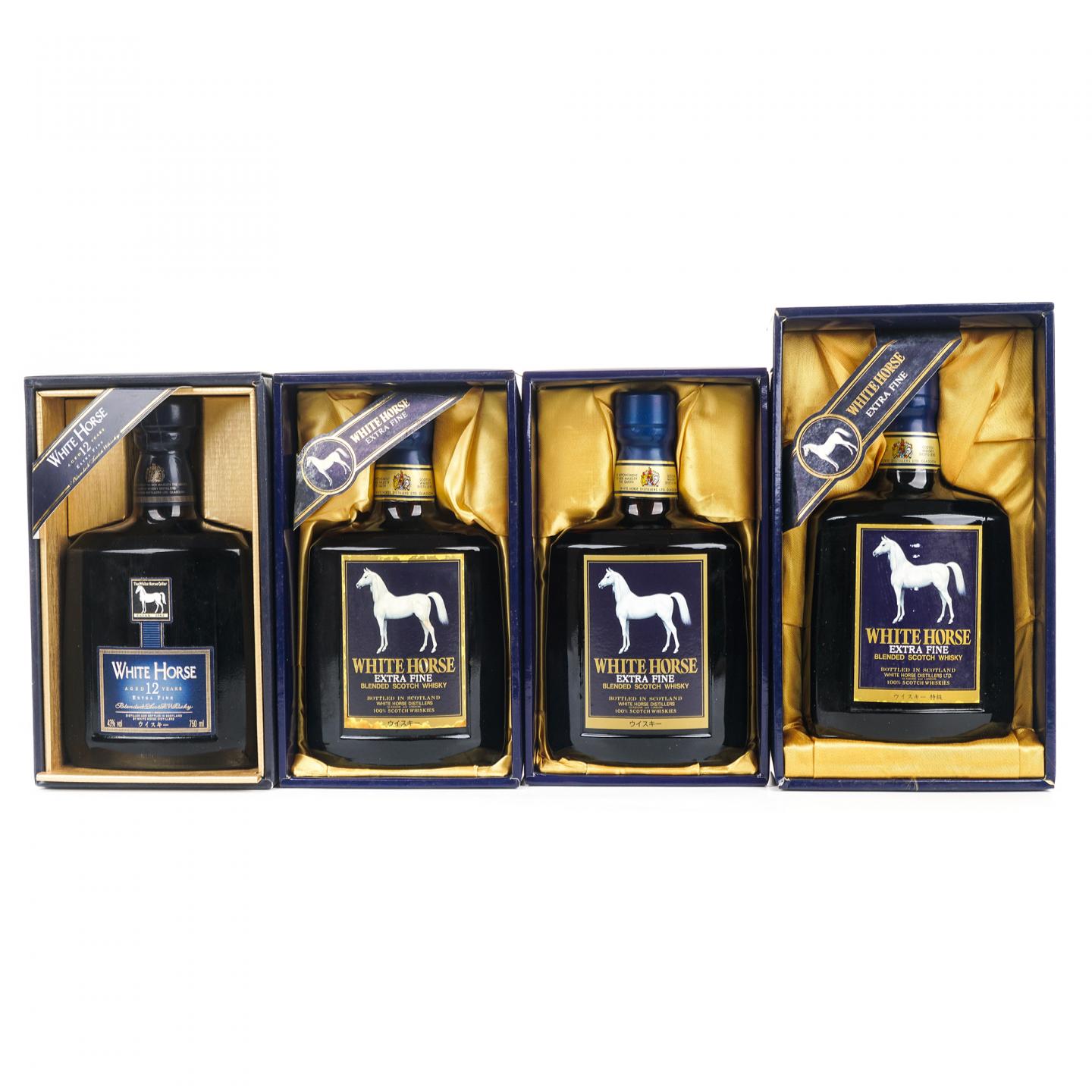 White Horse 白马 12年/Extra Fine 750ml*4