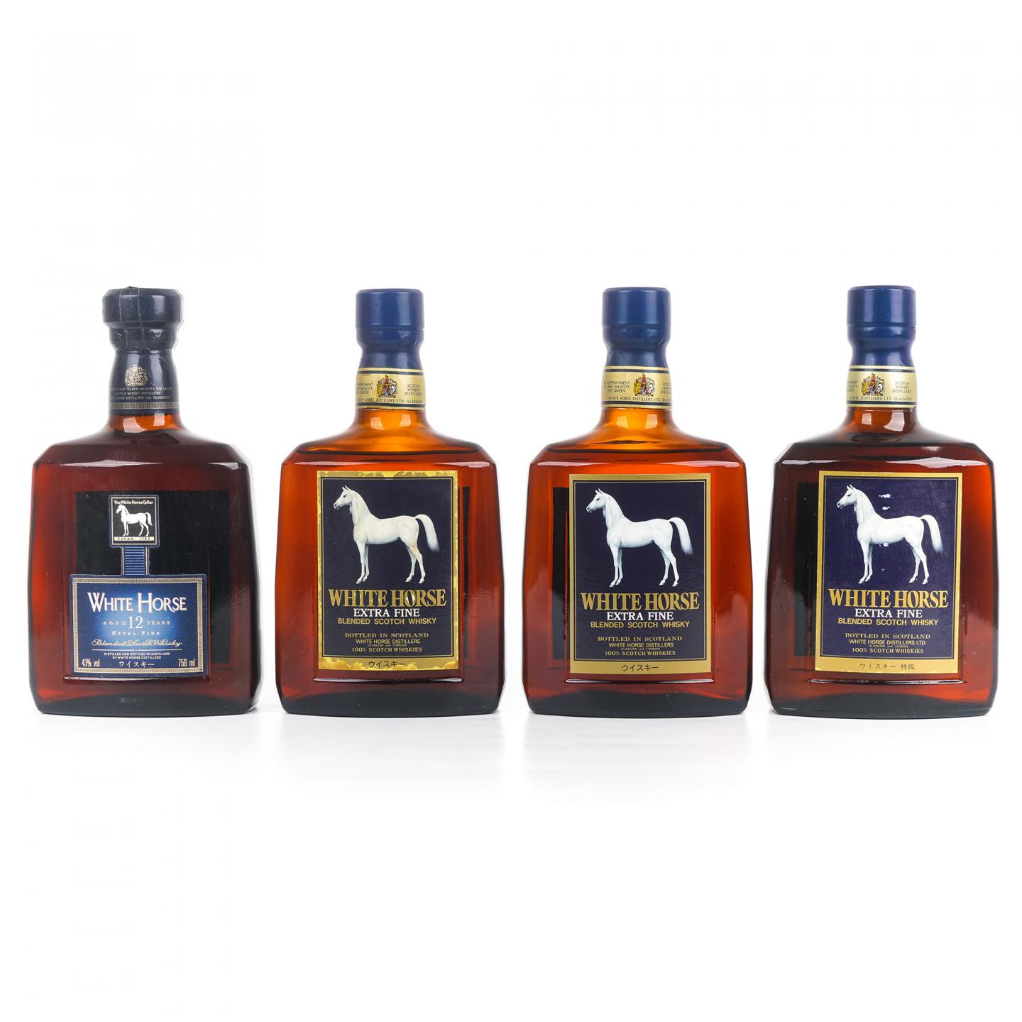 White Horse 白马 12年/Extra Fine 750ml*4