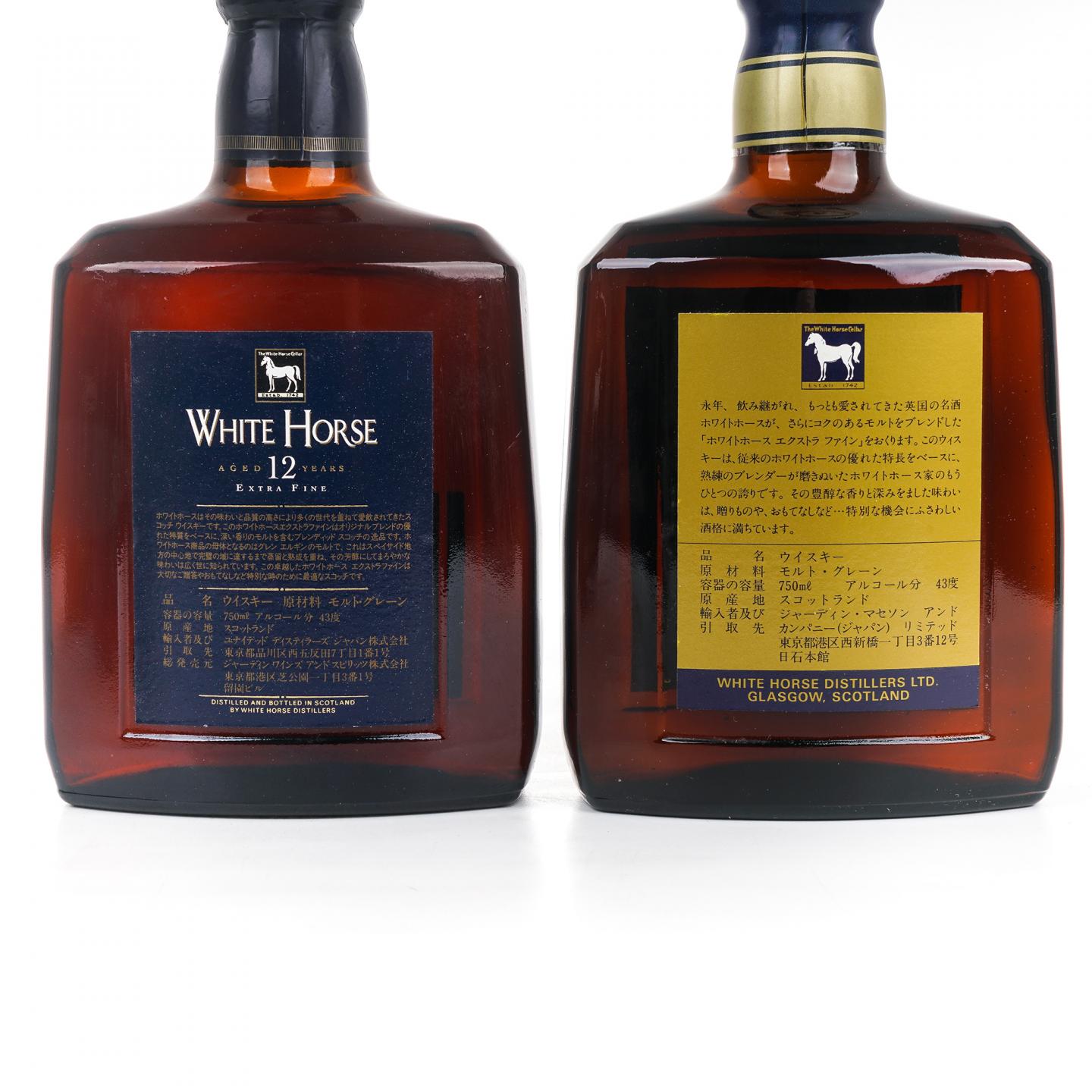 White Horse 白马 12年/Extra Fine 750ml*4