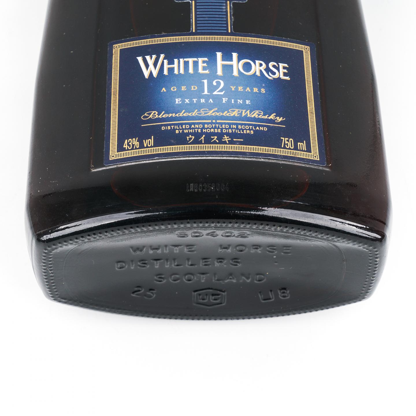 White Horse 白马 12年/Extra Fine 750ml*4