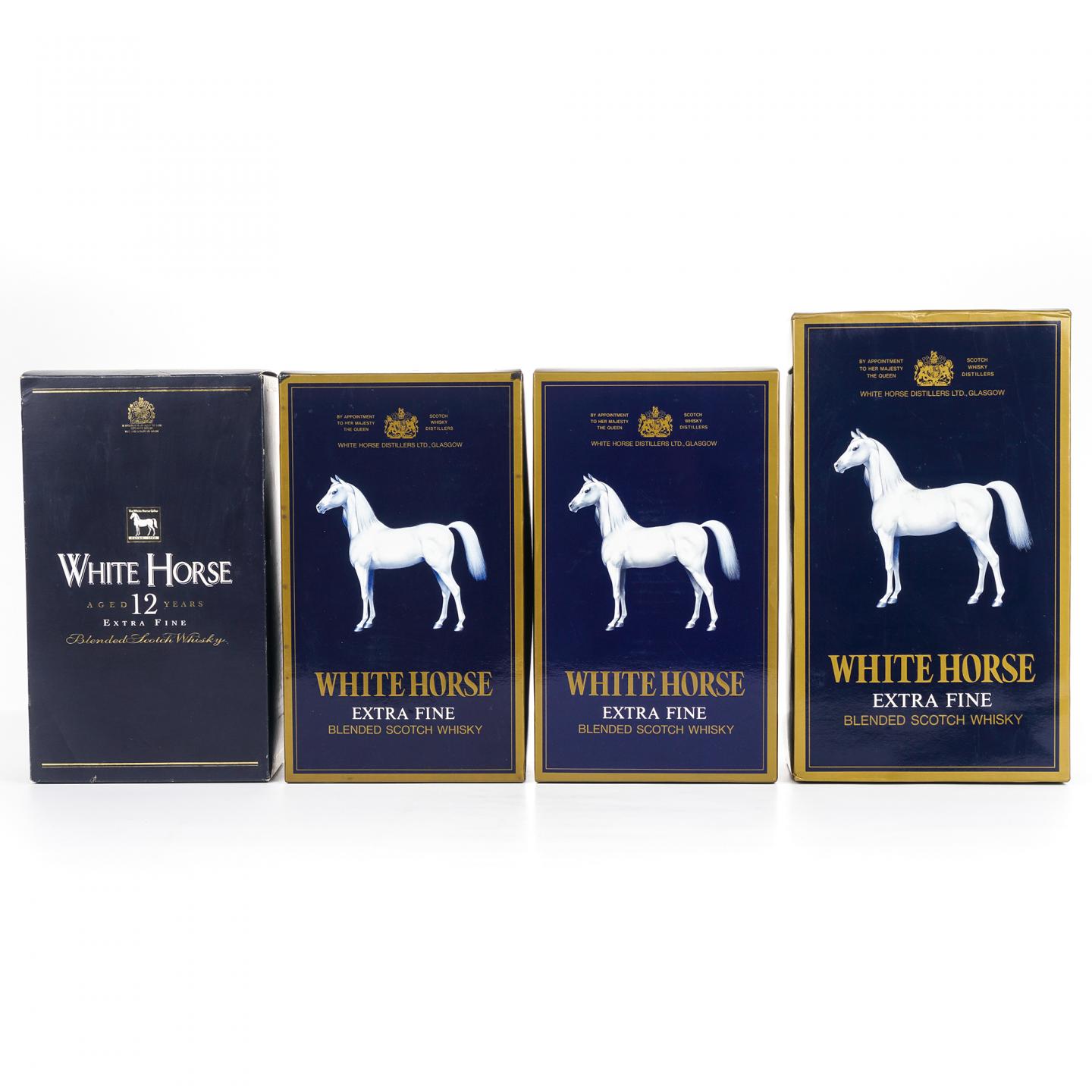 White Horse 白马 12年/Extra Fine 750ml*4