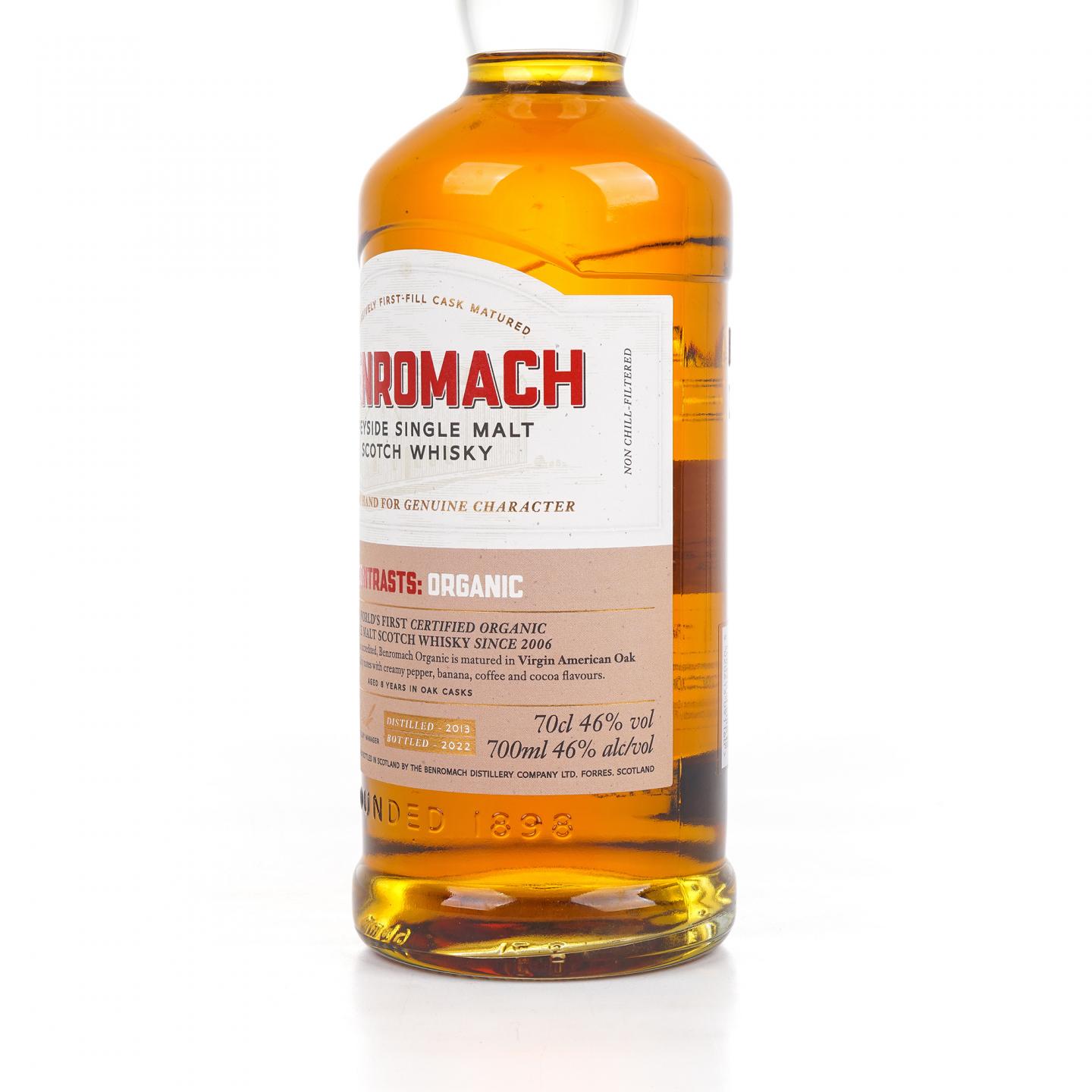 Benromach 本诺曼克 8年 2013-2022 Contrasts: Organic