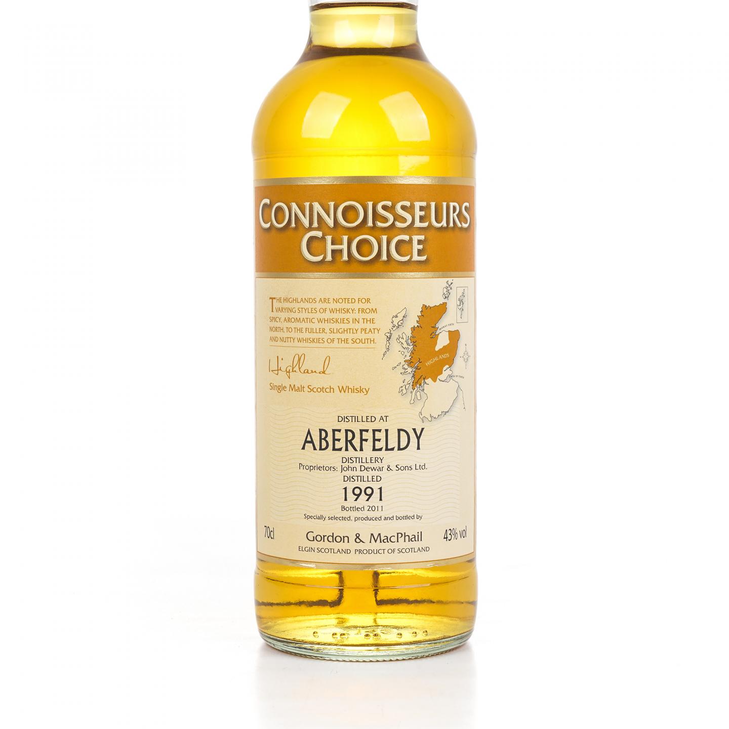 Aberfeldy 艾柏迪 1991-2011 雪莉桶 GM 地图标