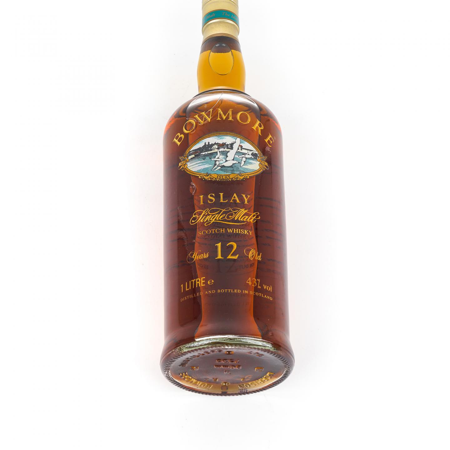 Bowmore 波摩 12年 透明海鸥标 1L