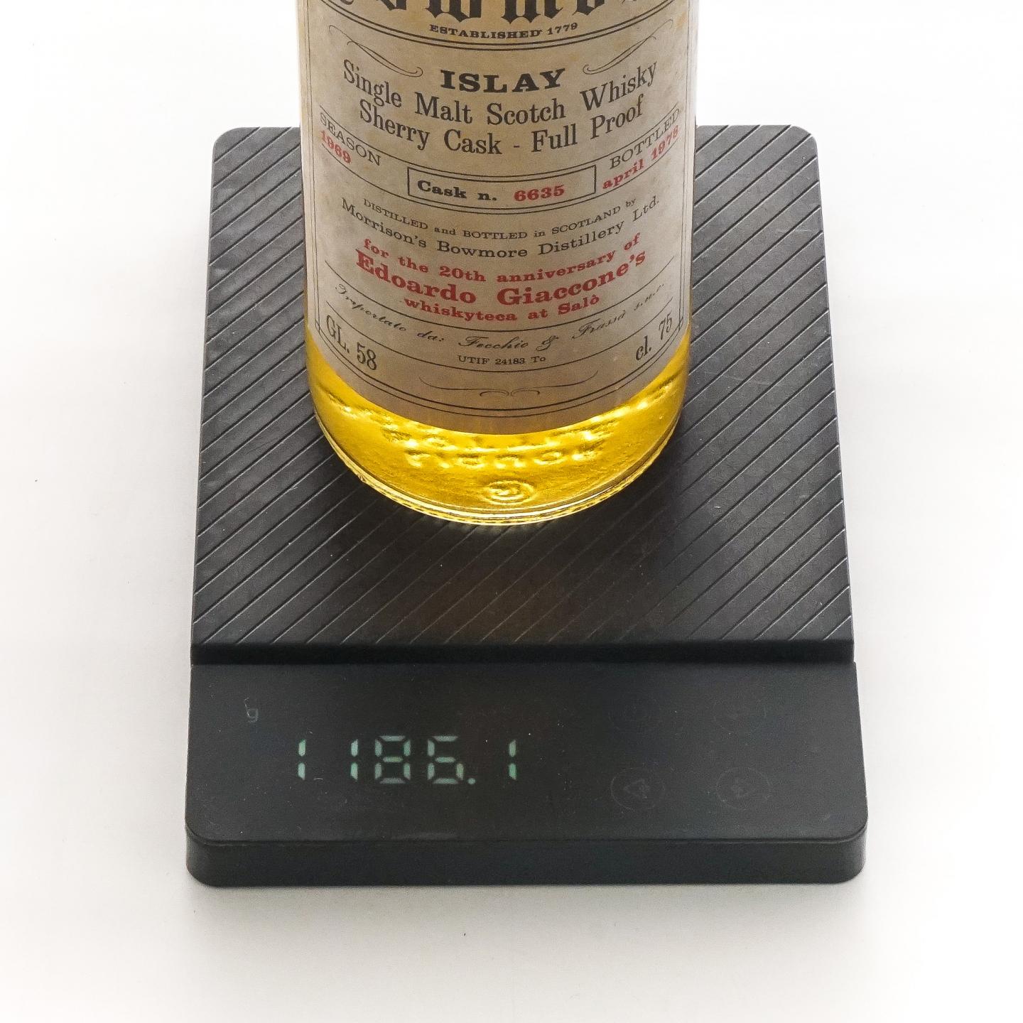 Bowmore 波摩 1968-1978 雪莉桶#6635 750ml
