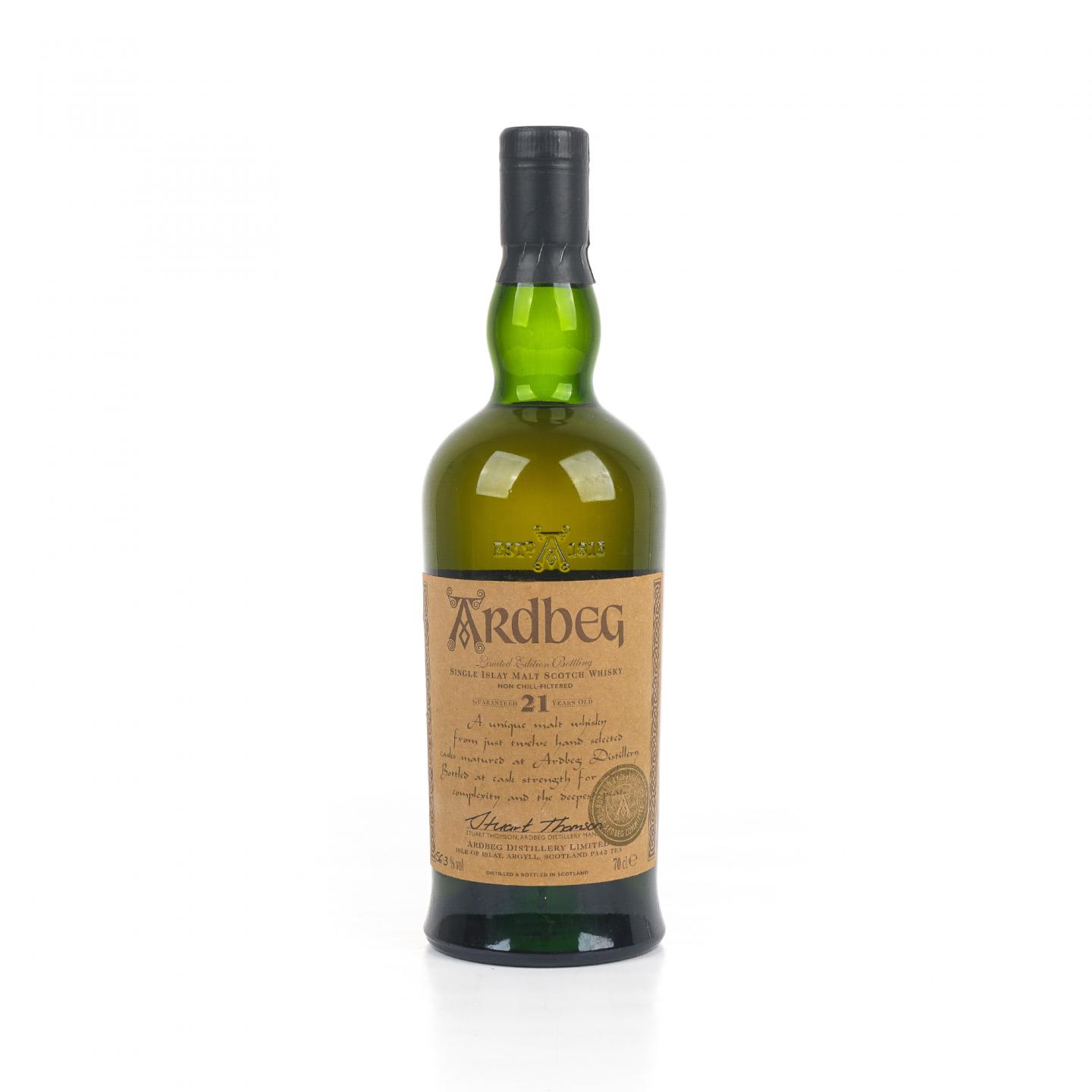 Ardbeg 阿贝 21年 2001 会员版 桶强