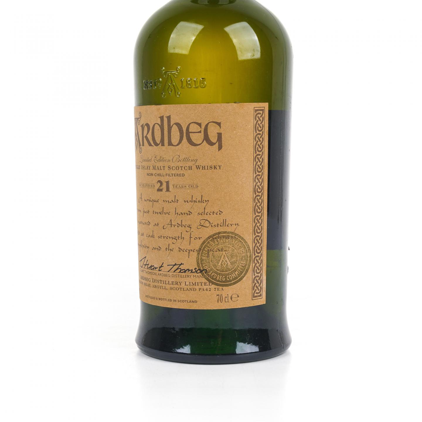 Ardbeg 阿贝 21年 2001 会员版 桶强