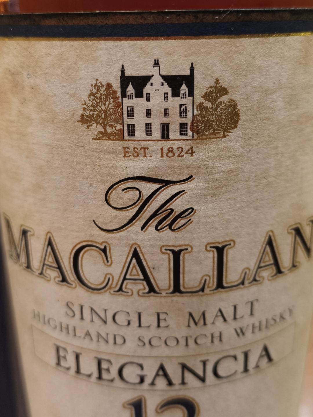 一升装麦卡伦典雅12年（草写版）