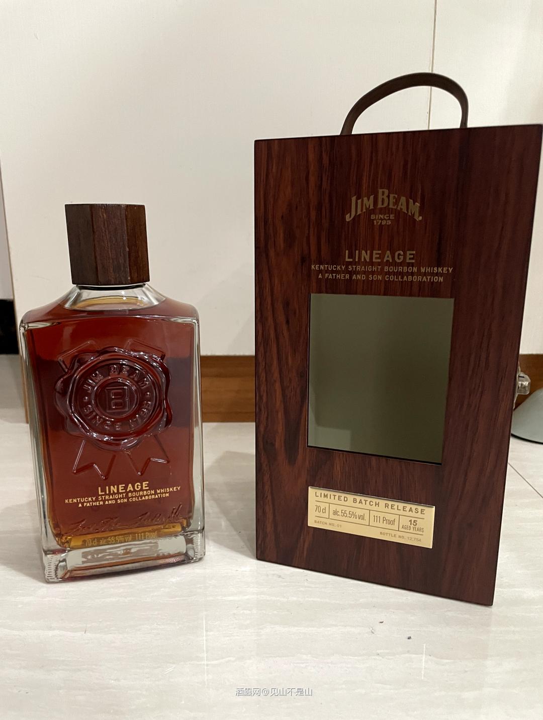 金宾15年波本55.5℃