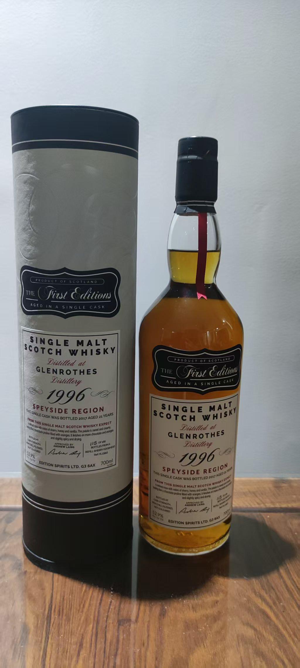 格兰路思1996年21年雪莉单桶桶强