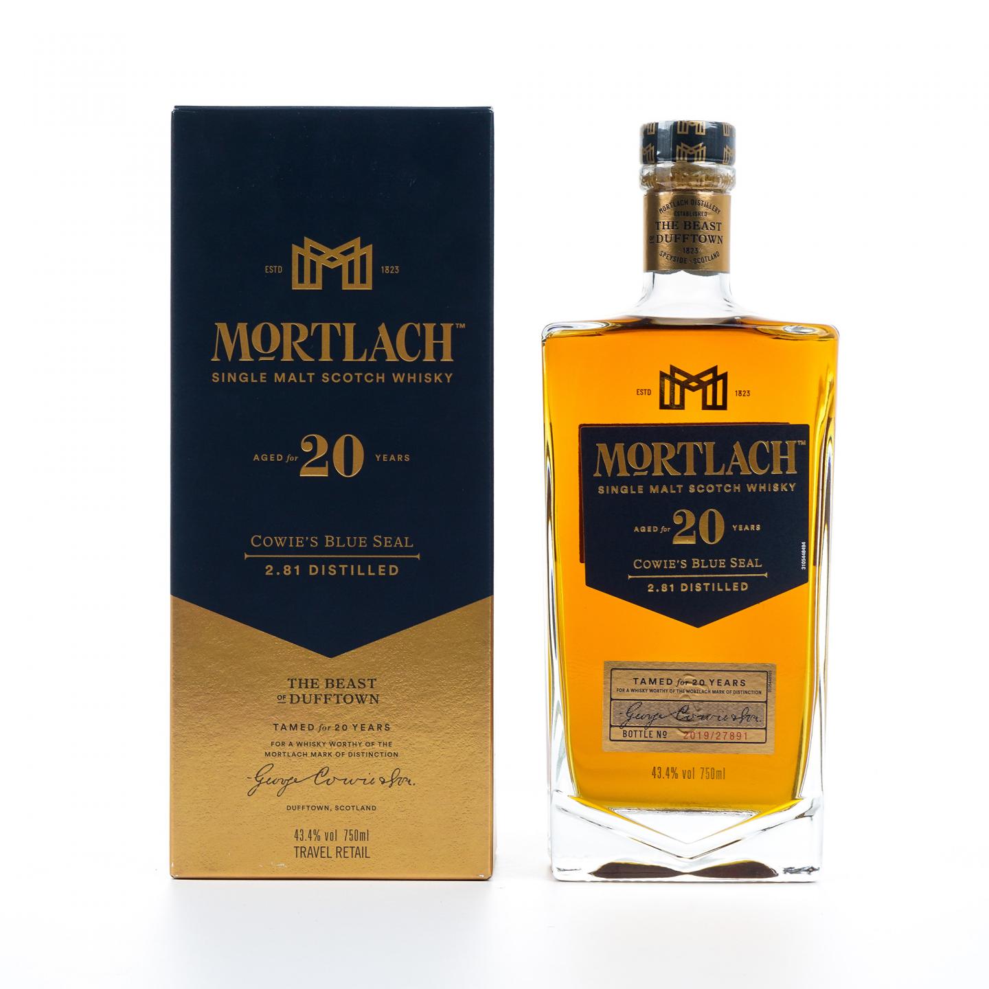 Mortlach 慕赫 20年 Cowie's Blue Seal 礼盒 750ml