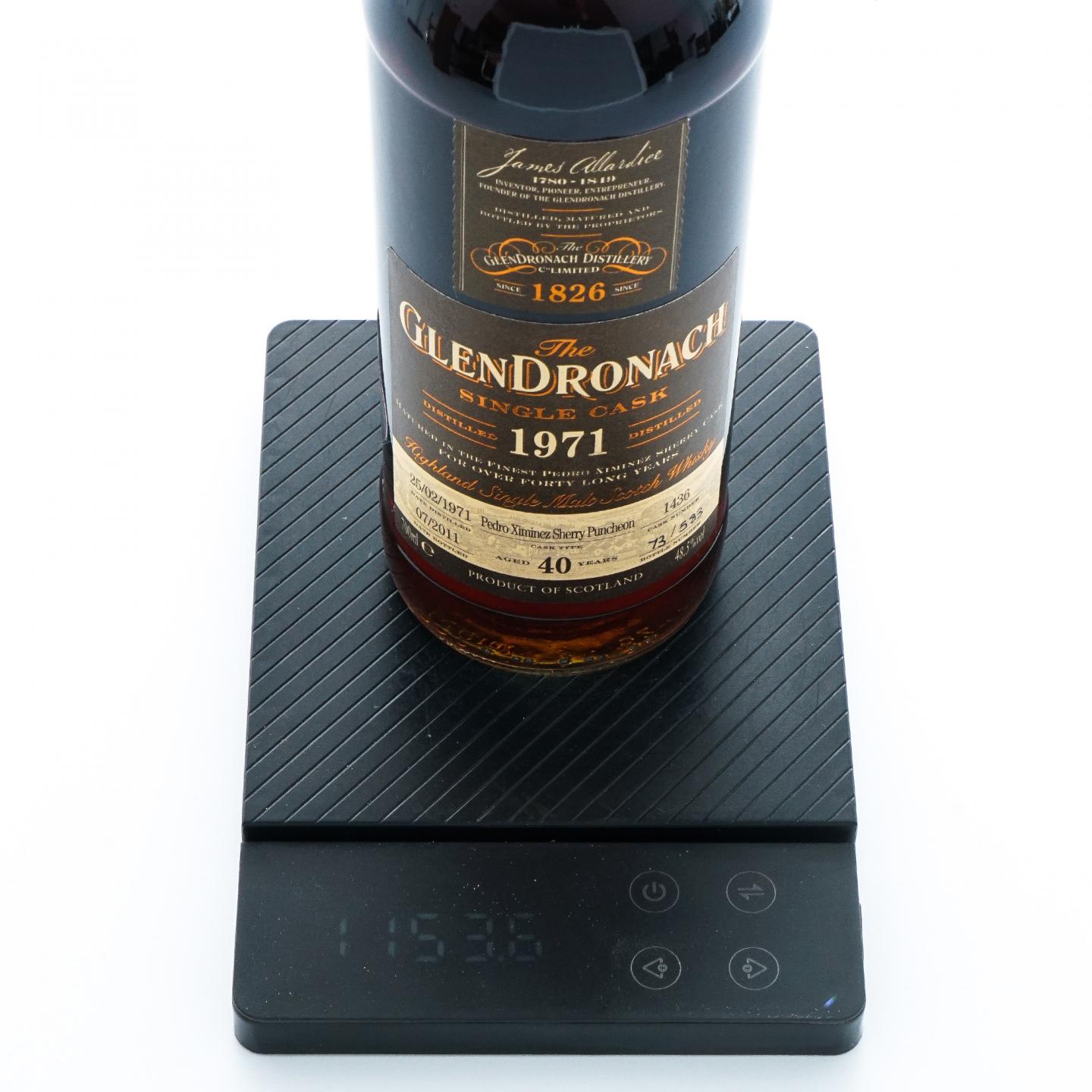 Glendronach 格兰多纳 40年 1971-2011 雪莉单桶#1436 700ml