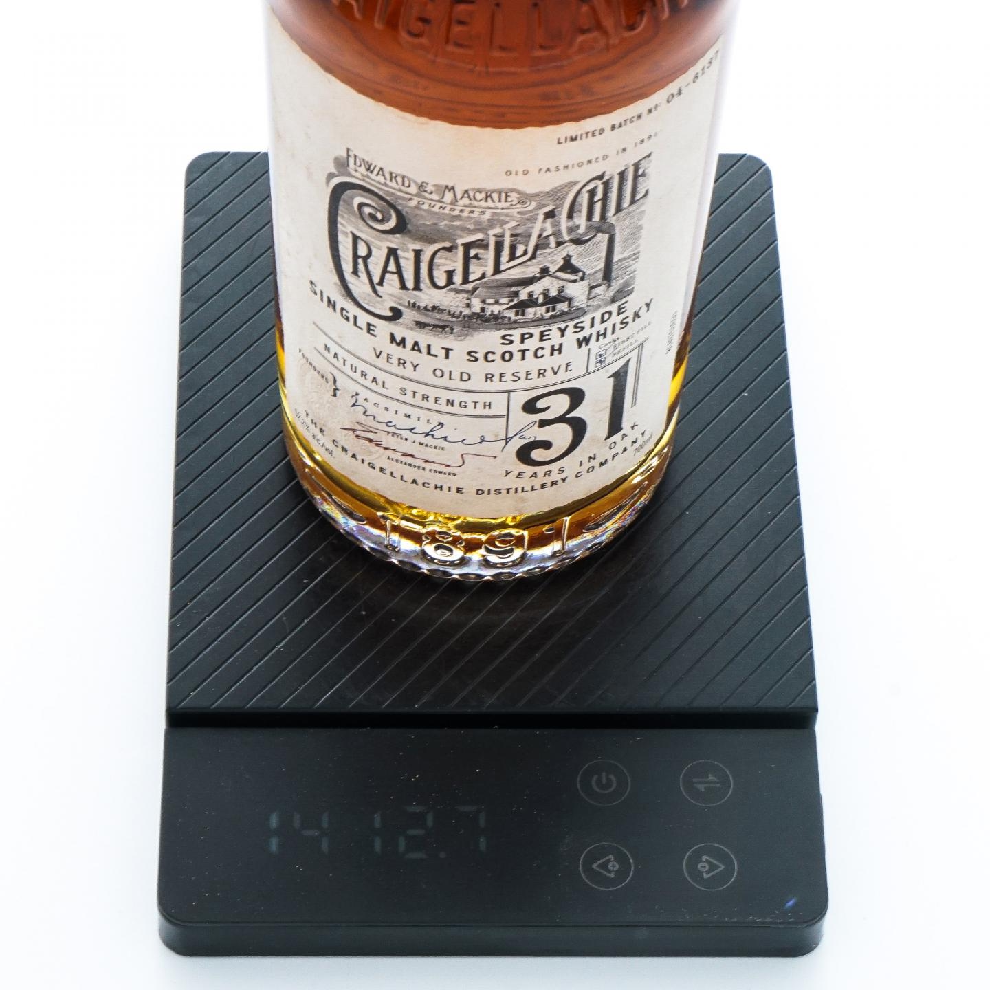 Craigellachie 克莱拉奇 31年 Very Old Reserve 桶强