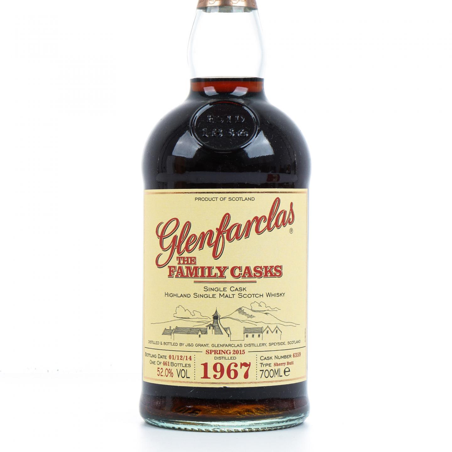 Glenfarclas 格兰花格 1967-2014 家族桶#6359 雪莉桶 礼盒