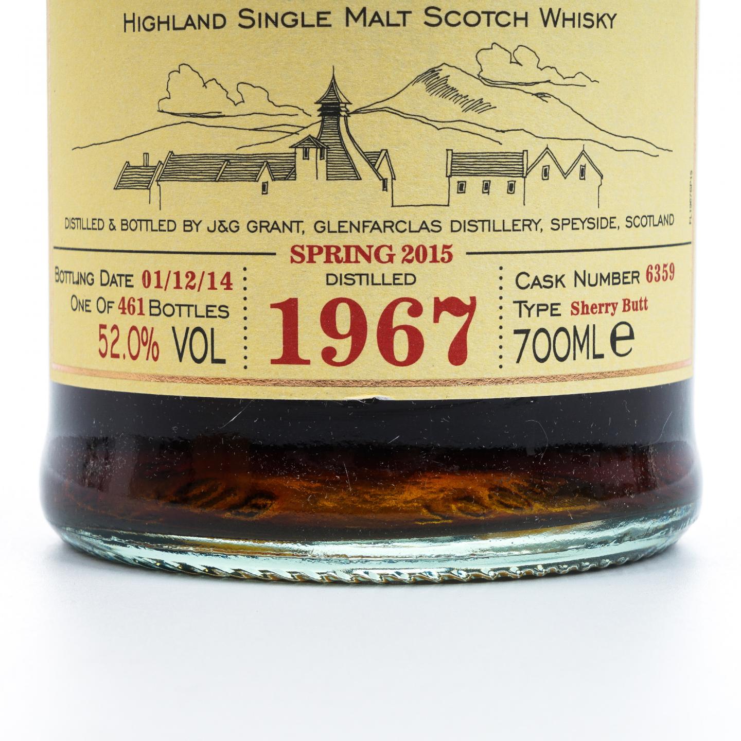 Glenfarclas 格兰花格 1967-2014 家族桶#6359 雪莉桶 礼盒