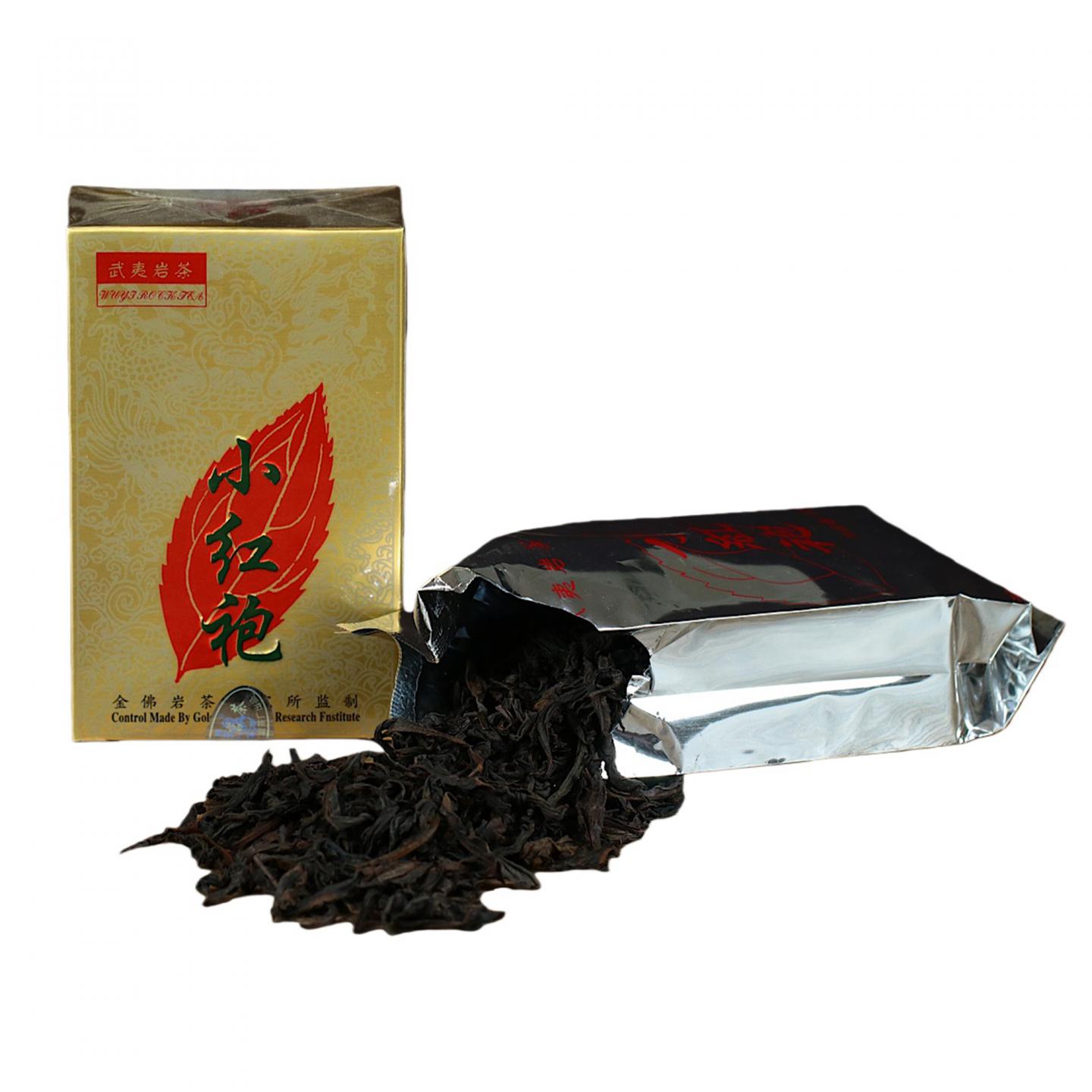 2000年 武夷山金佛茶叶研究所 正岩极品小红袍 10盒*50克 干仓