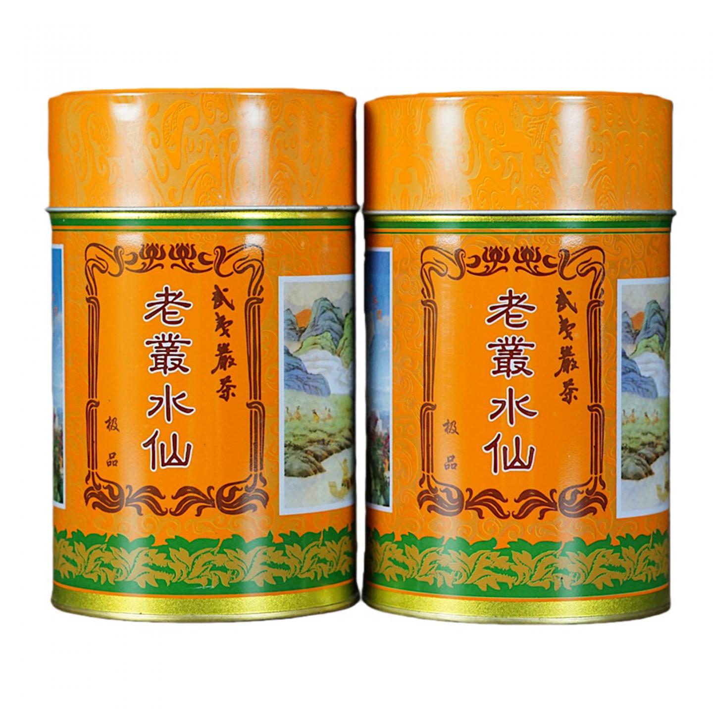 1998年 武夷山市九曲茶厂 建县一千周年纪念 老枞水仙 3罐*125克