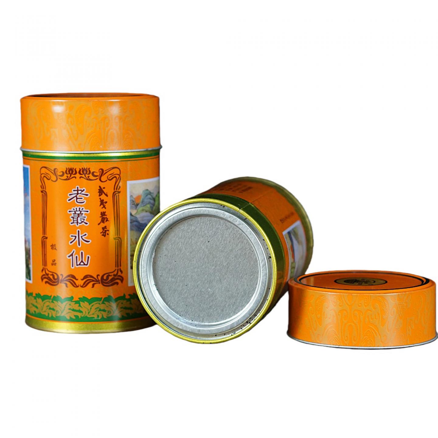 1998年 武夷山市九曲茶厂 建县一千周年纪念 老枞水仙 3罐*125克