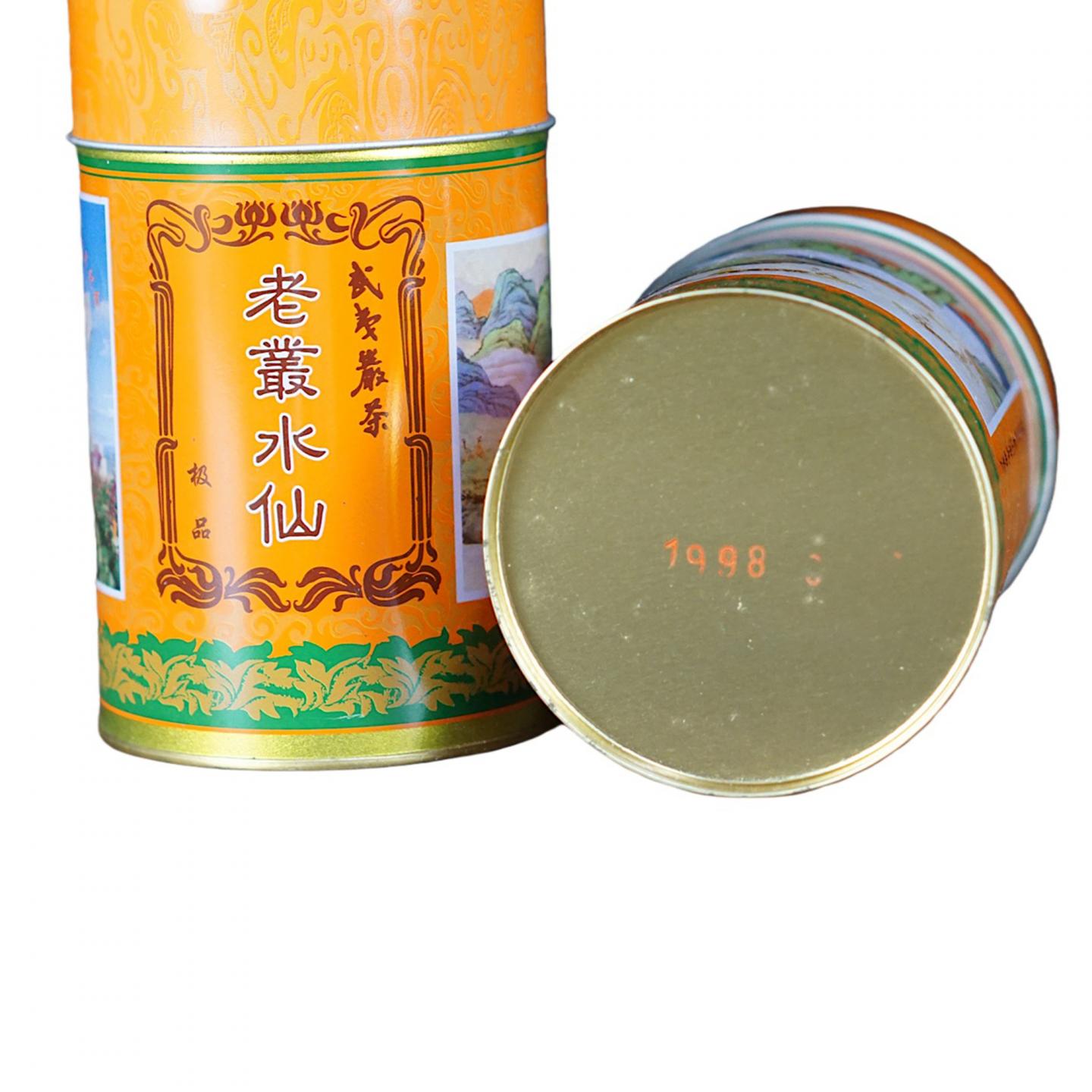 1998年 武夷山市九曲茶厂 建县一千周年纪念 老枞水仙 3罐*125克