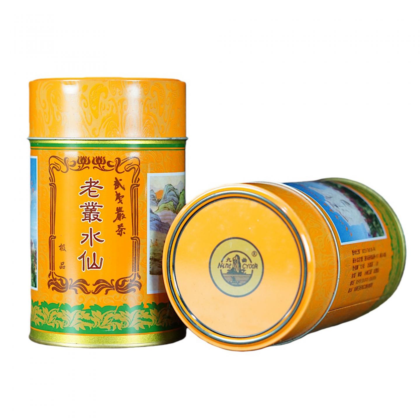 1998年 武夷山市九曲茶厂 建县一千周年纪念 老枞水仙 3罐*125克