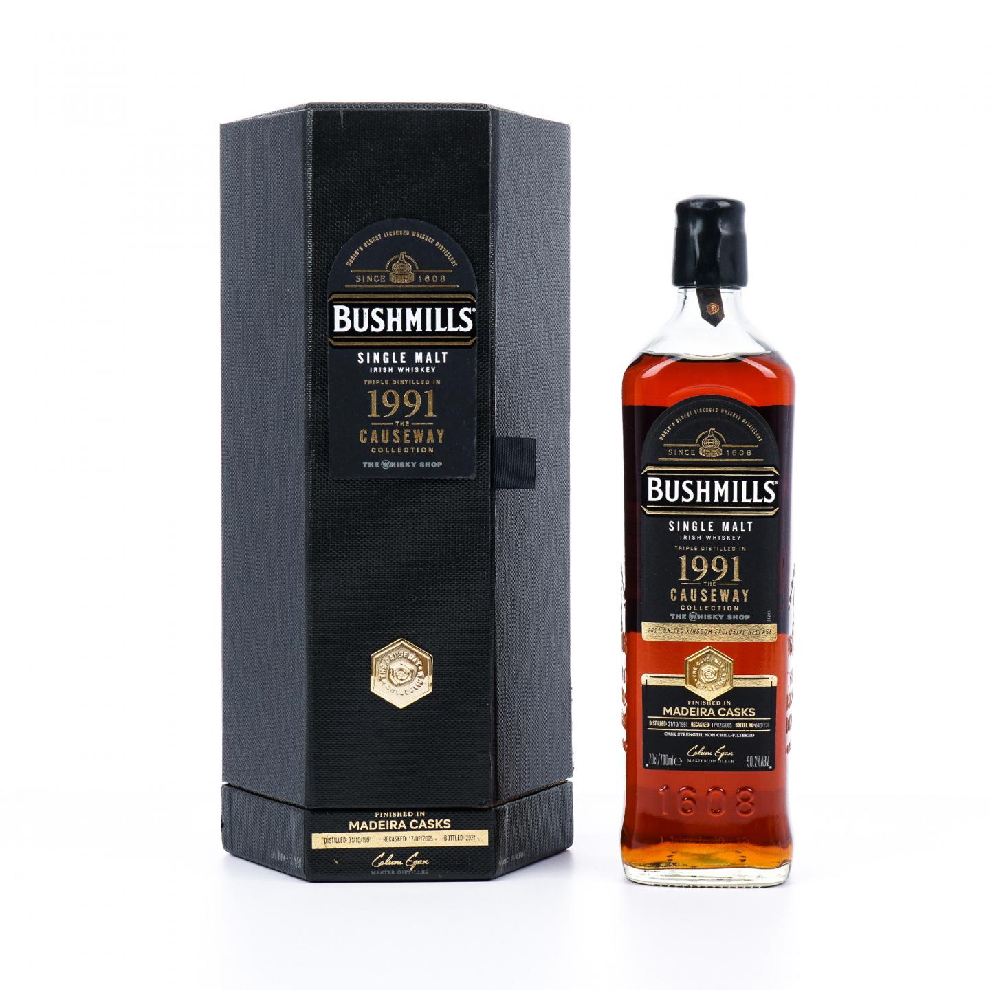 Bushmills 布什米尔 1991-2021 马德拉桶后熟 桶强