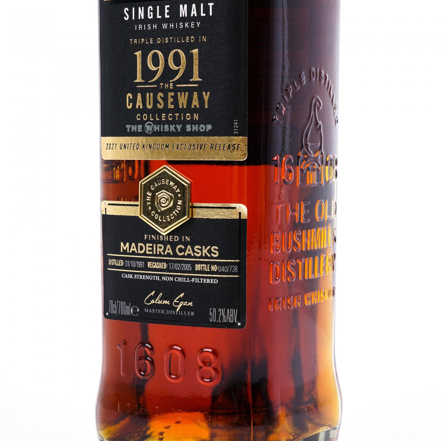 Bushmills 布什米尔 1991-2021 马德拉桶后熟 桶强