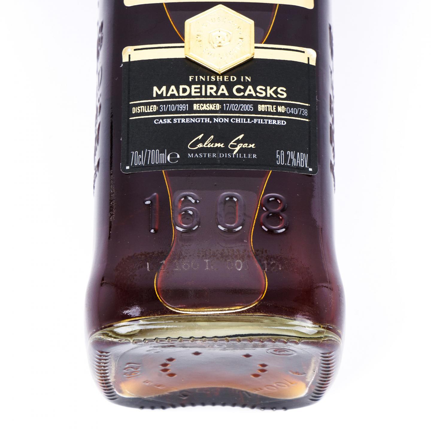 Bushmills 布什米尔 1991-2021 马德拉桶后熟 桶强
