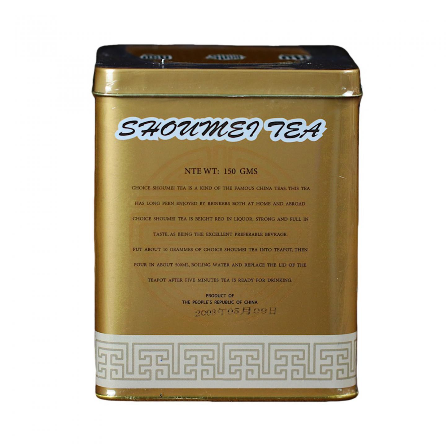 2003年 出口级福鼎白茶 老寿眉 5罐*150克 干仓