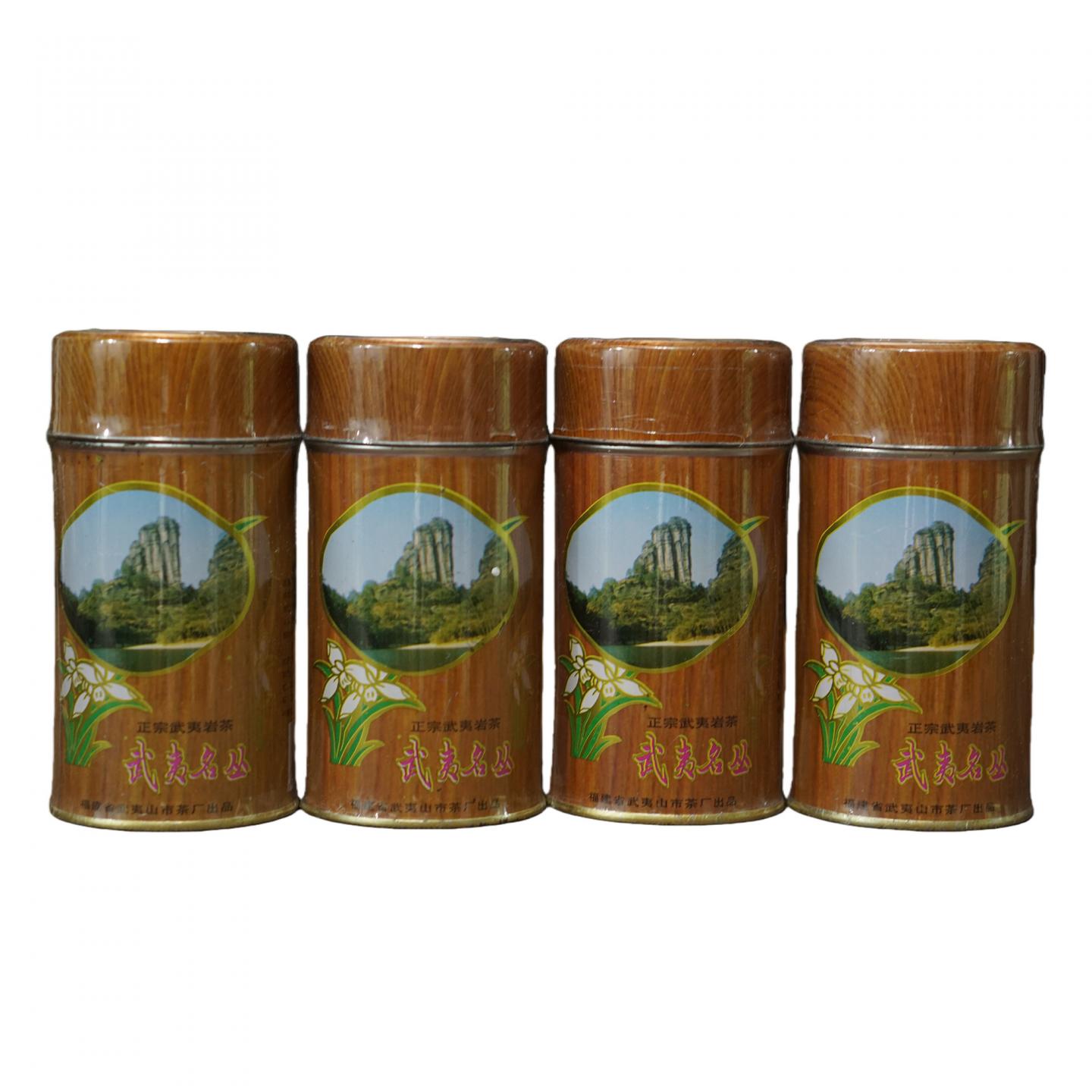 2005年 武夷山市茶厂精制 武夷名枞 4罐*100g 干仓