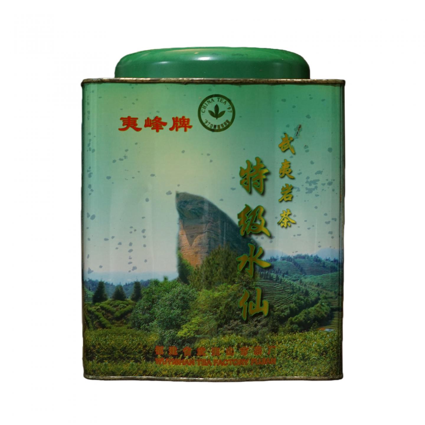 90年代 武夷山市茶厂精制 夷峰牌特级武夷水仙 一罐*450g 干仓