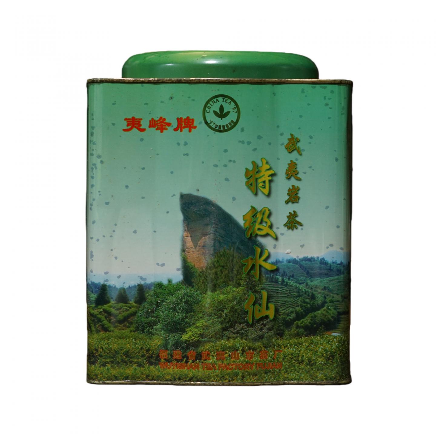 90年代 武夷山市茶厂精制 夷峰牌特级武夷水仙 一罐*450g 干仓