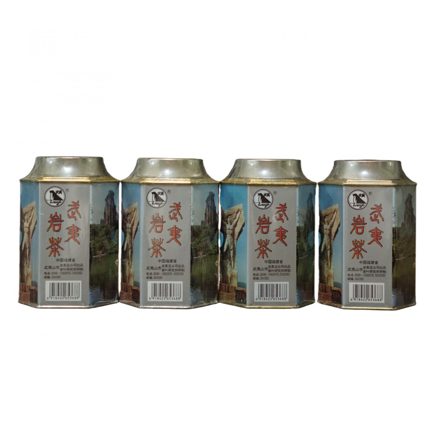 90年代 岩茶总公司茶叶研究所 武夷岩茶一等品肉桂4罐*125g
