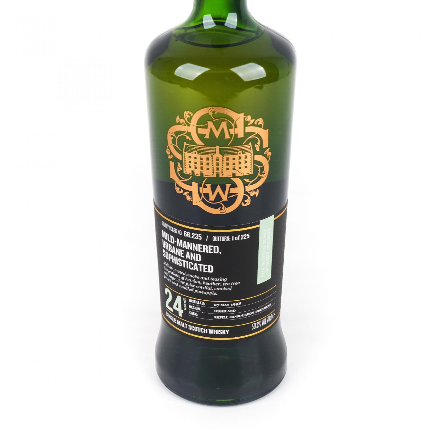 SMWS 66.235 阿德摩尔 24年 1998 单桶