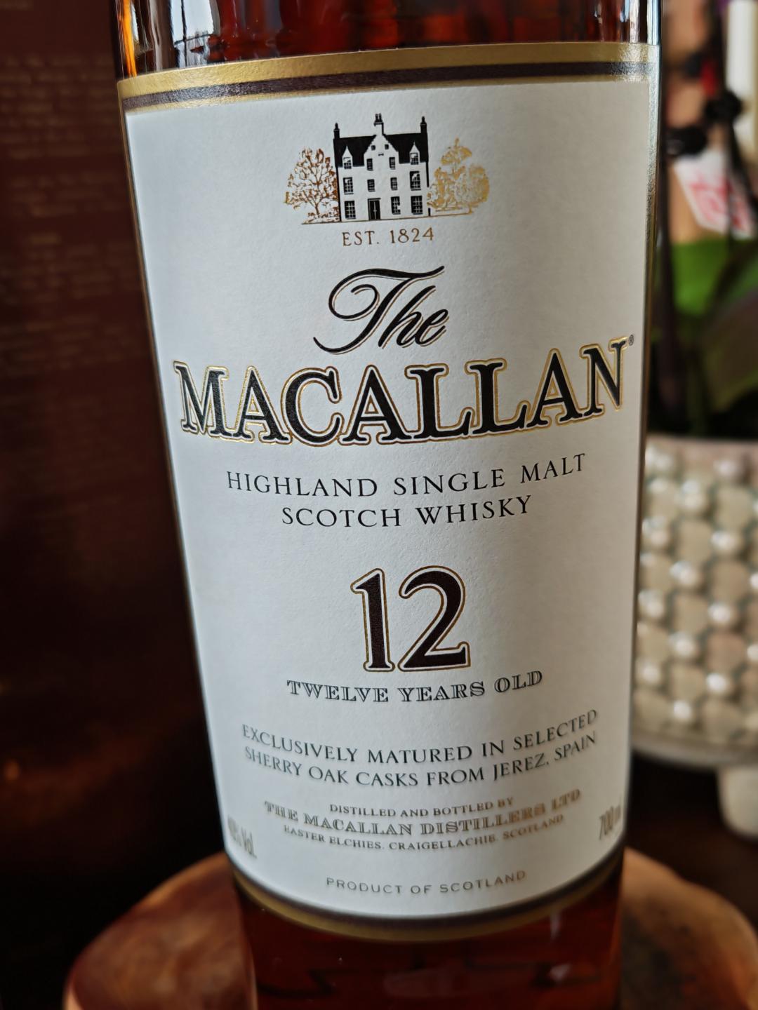 旧版麦卡伦12年雪莉单桶